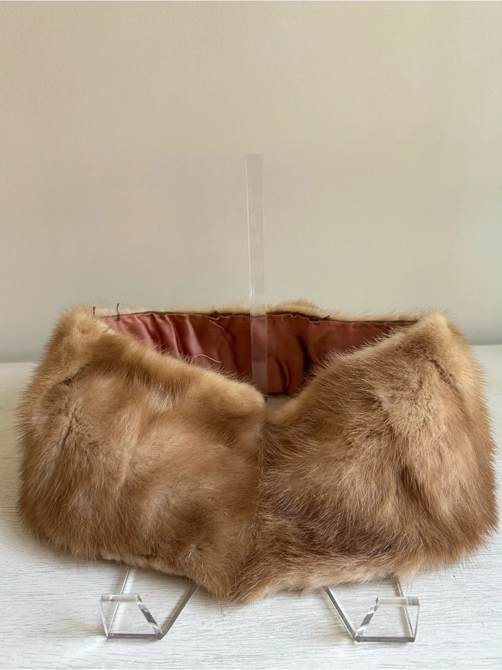 Classic Fur Collar in Light Brown